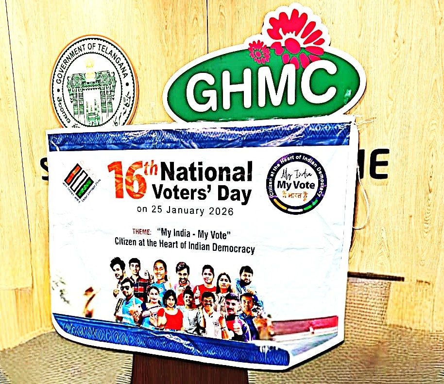 1 Voters day banner displayed in GHMC .jpeg